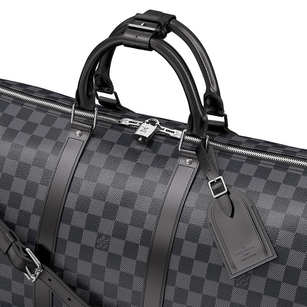 Louis Vuitton Damier Infini Keepall 45 Bandouliere Duffel Luggage Hand -  Shop Linda's Stuff
