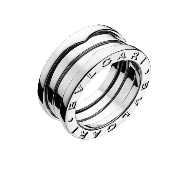 Bvlgari B.ZERO1 3-band ring in 18 kt white gold