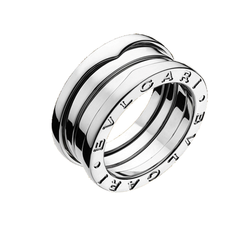 Bvlgari B.ZERO1 3-band ring in 18 kt white gold