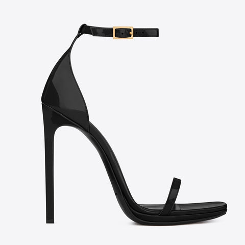 Saint Laurent Jane Ankle Strap Sandals