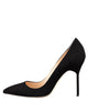 Manolo Blahnik BB Suede Point-Toe Pumps