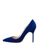 Manolo Blahnik BB Suede Point-Toe Pumps