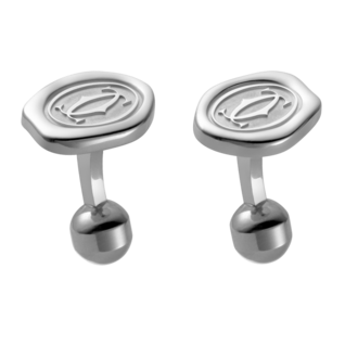 Cartier Wax Seal Decor Cufflinks