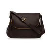 Tom Ford Jennifer Brown Large Leather Adjustable Strap Shoulder Bag