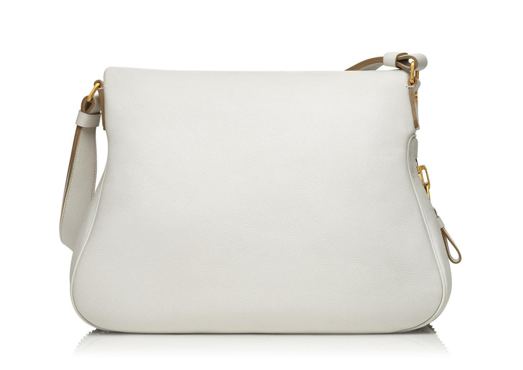 Tom Ford Jennifer Brown Large Leather Adjustable Strap Shoulder Bag – eLux