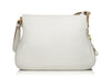 Tom Ford Jennifer White Large Leather Adjustable Strap Shoulder Bag