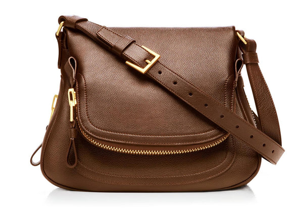 Tom Ford Jennifer Caramel Medium Adjustable Strap Shoulder Bag