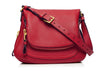 Tom Ford Jennifer Flame Red Medium Adjustable Strap Shoulder Bag