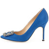 Manolo Blahnik Hangisi 105 Satin Pumps