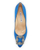 Manolo Blahnik Hangisi 105 Satin Pumps