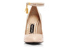 Tom Ford Ankle Strap Nude Patent Leather Pump w/ Lock