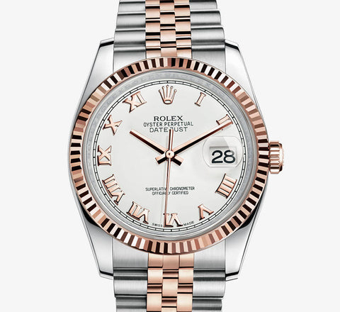 Rolex Datejust Two-Tone Rose Gold