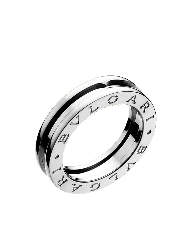 Bvlgari B.ZERO1 1-band ring in 18 kt white gold – eLux